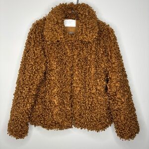 Zara Curly Faux Fur Coat